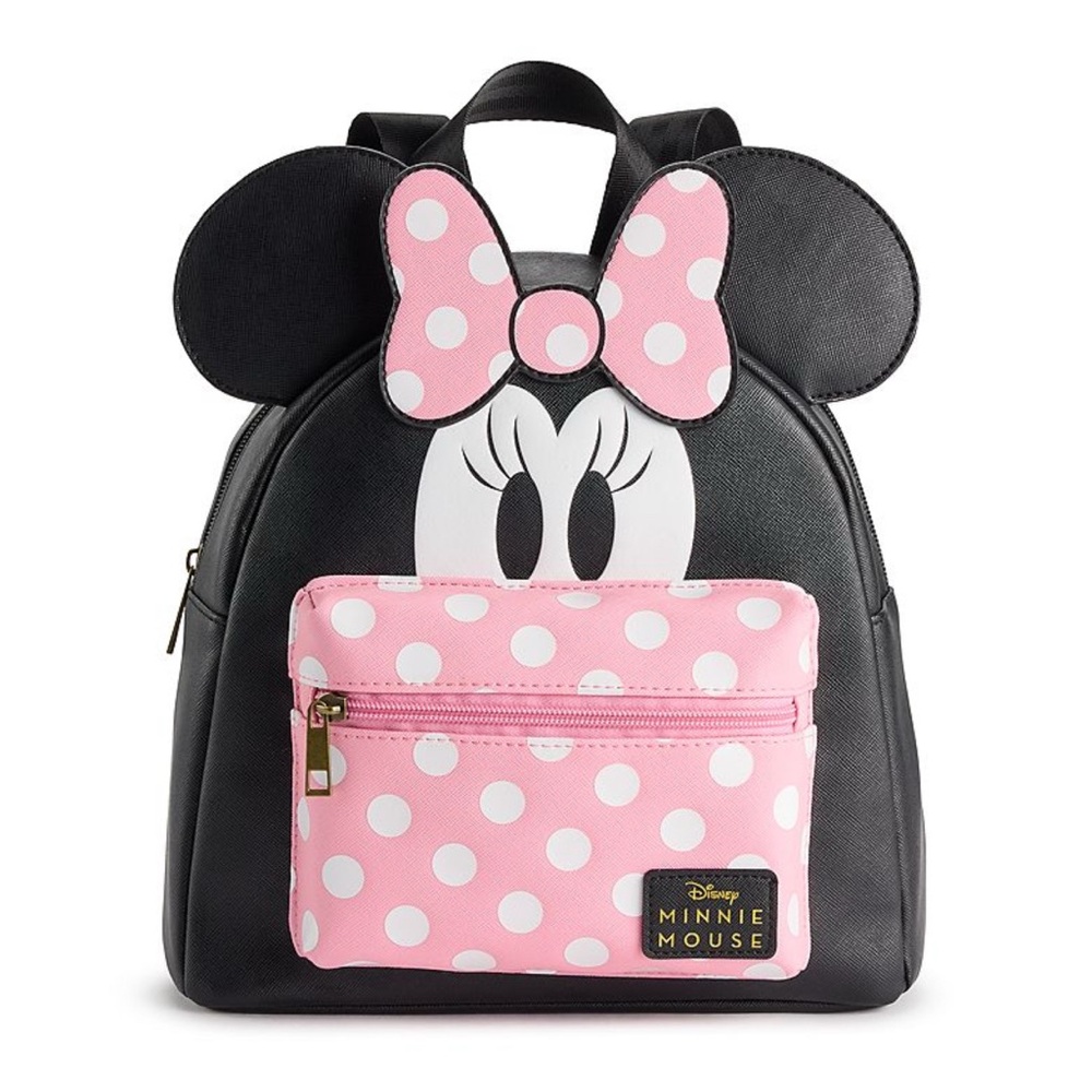 New Disney Minnie Mouse 3D Peek-A-Boo Mini Backpack